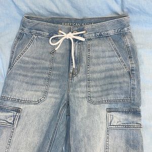 American Eagle Light wash Joggers
